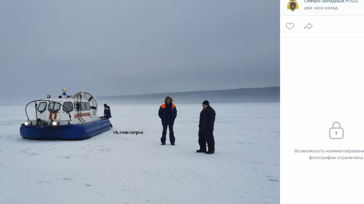 Труп рыбака нашли на льду Финского залива в поселке Песочный