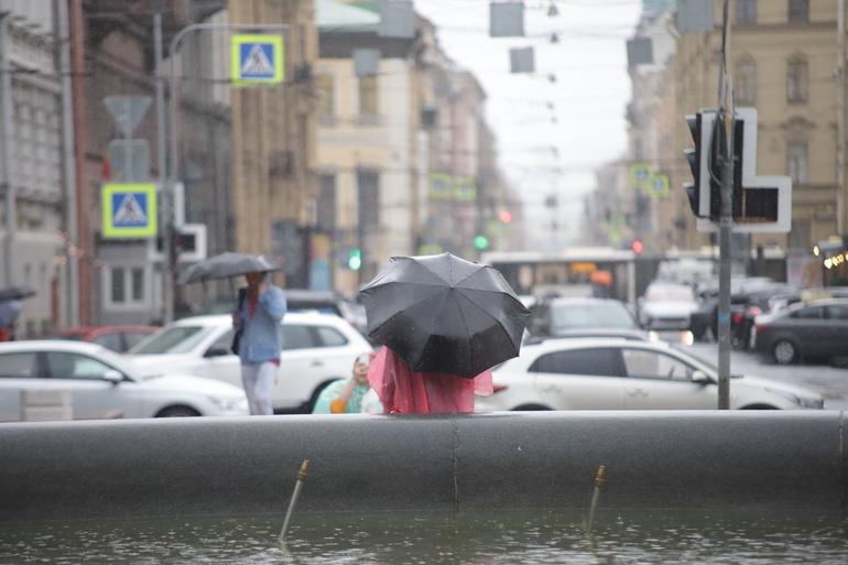 В субботу петербуржцам пообещали дождь и слабый ветер