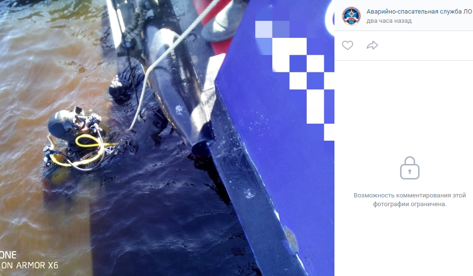 Водолазы обнаружили труп пропавшего члена экипажа судна в Усть-Луге