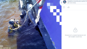 Водолазы обнаружили труп пропавшего члена экипажа судна в Усть-Луге