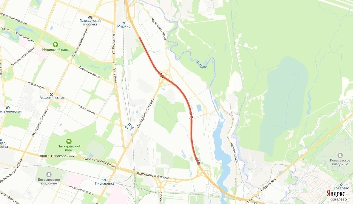 На майских праздниках перекроют две полосы КАД