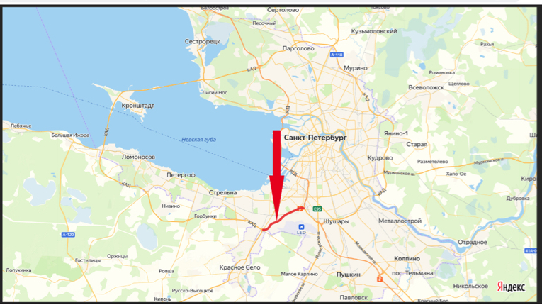 На КАД в между развязками с ЗСД и Таллинским шоссе перекроют одну полосу движения