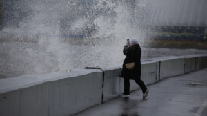 В Петербурге в понедельник объявлен «желтый» уровень погодной опасности из-за штормового ветра