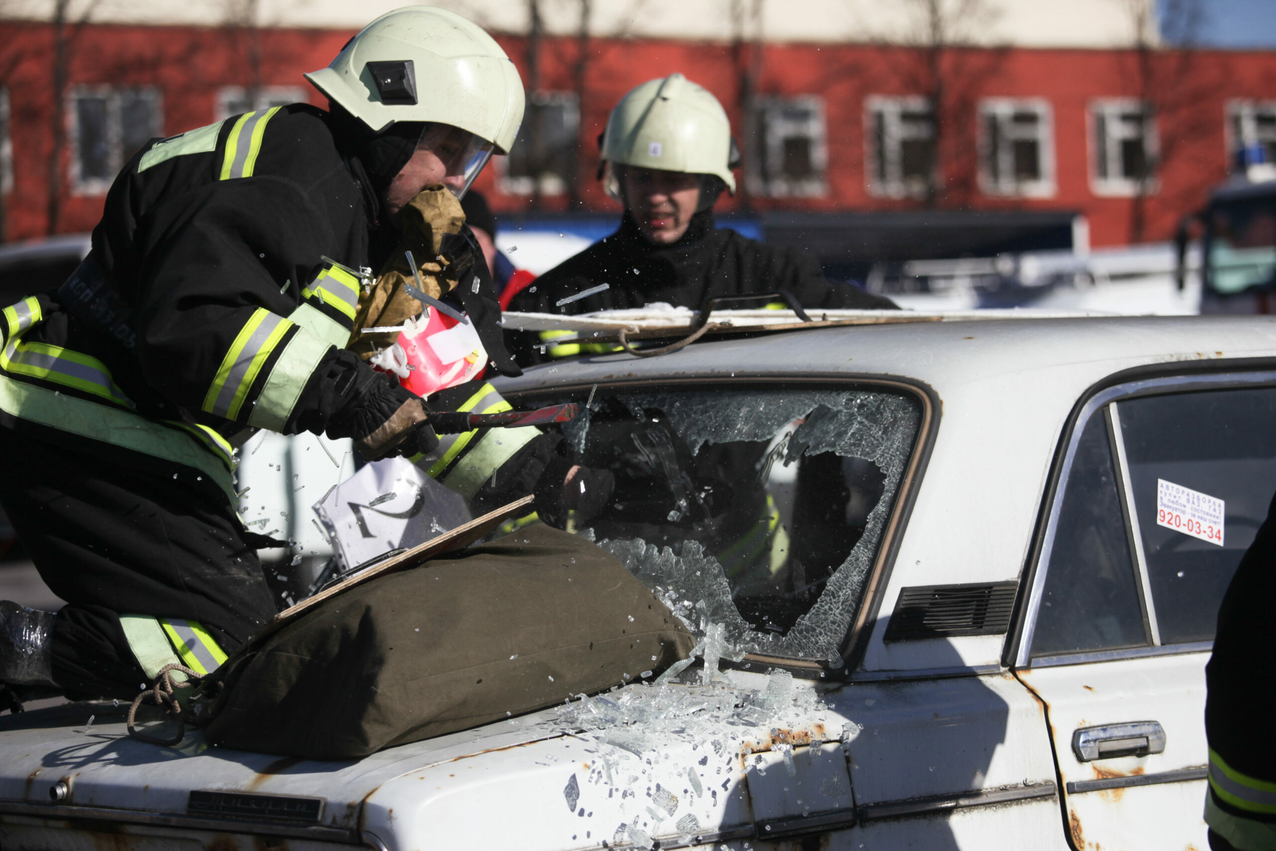 На Витебском проспекте сгорел автомобиль