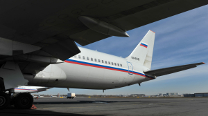 В Тюмени самолет выкатился за взлетную полосу при посадке