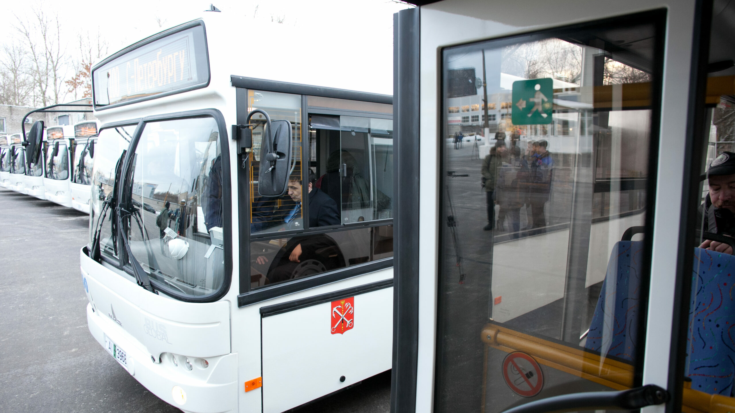 На проспекте Народного Ополчения открылась новая разворотная площадка для автобусов