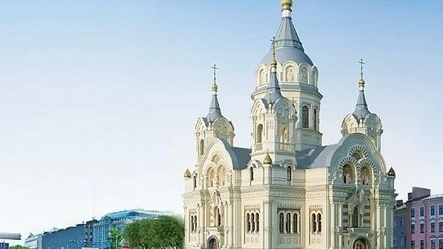 Разрушенный храм святых Бориса и Глеба на Синопской набережной воссоздадут на месте парковки в Петербурге