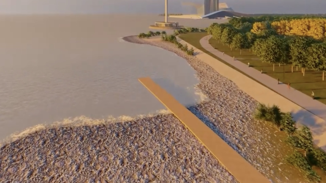 Петербуржцам показали концепцию благоустройства пляжа в Парке 300-летия