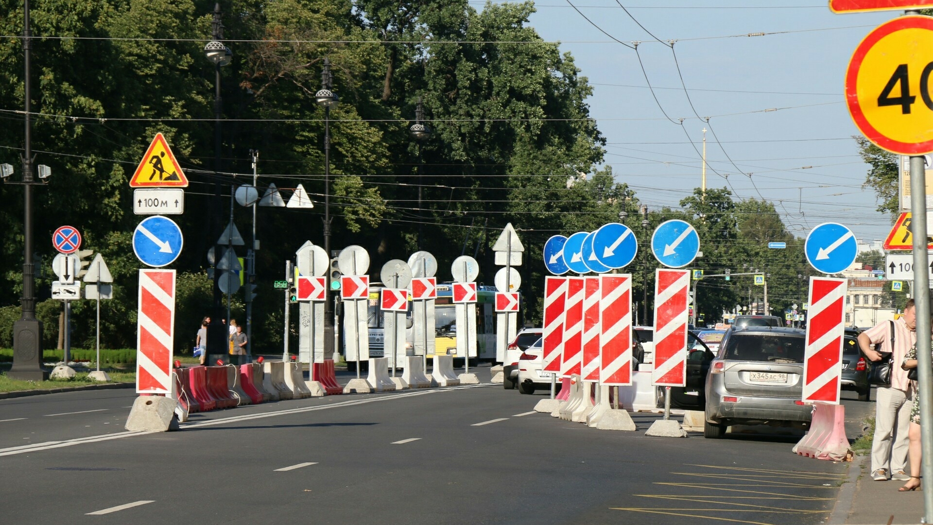 В Приморском и Василеостровском районах ограничат движение транспорта с 19 августа