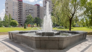 На улице Щербакова после реставрации был открыт фонтан
