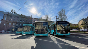 До конца ноября в Петербург доставят 70 новых автобусов по новому контракту
