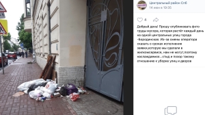 Петербуржцы жалуются на горы мусора и разбитые дороги перед визитом Путина на ПМЭФ