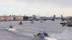 В Петербурге завершилась генеральная репетиция Главного парада ВМФ