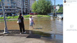 Петербуржцам назвали район, где выпало наибольшее количество осадков