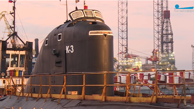 В Кронштадте началась транспортировка подлодки К-3 «Ленинский комсомол» в Музей военно-морской славы