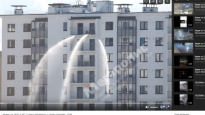 Многоэтажка на Дыбенко удивила петербуржцев внезапным фонтаном в три струи