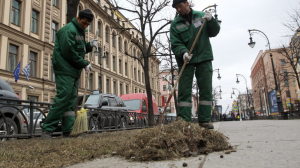 Смольный заплатит за уборку центра Петербурга почти 100 млн рублей