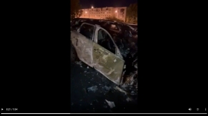 Два жителя Ломоносова признались, что сожгли Jaguar женщины из-за «мести» за ДТП