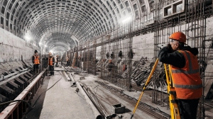 Метрострой показал фотографии тоннелей строящейся станции метро «Горный институт»