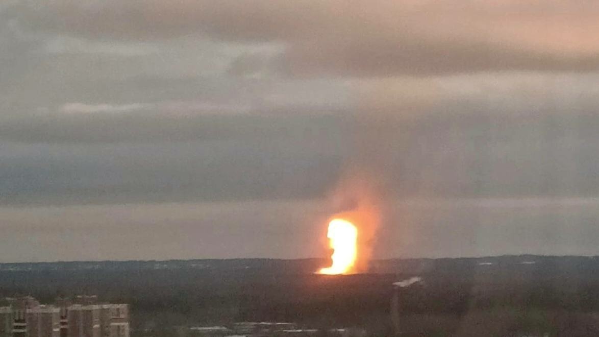 Взрыв газопровода белоярский