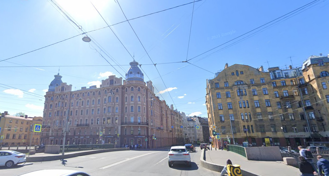 Петропавловский мост на Петроградке Санкт Петербург