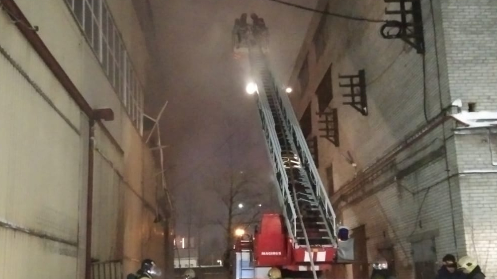Пожар в ПАО «Звезда» на улице Бабушкина локализовали