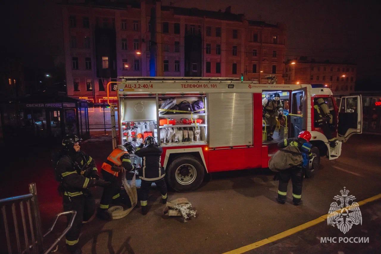 В Петербурге горел завод прецизионных сплавов