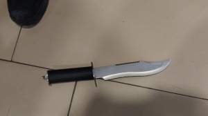 В ресторане на улице Дыбенко росгвардейцы задержали мужчину с ножом, угрожавшего расправой персоналу