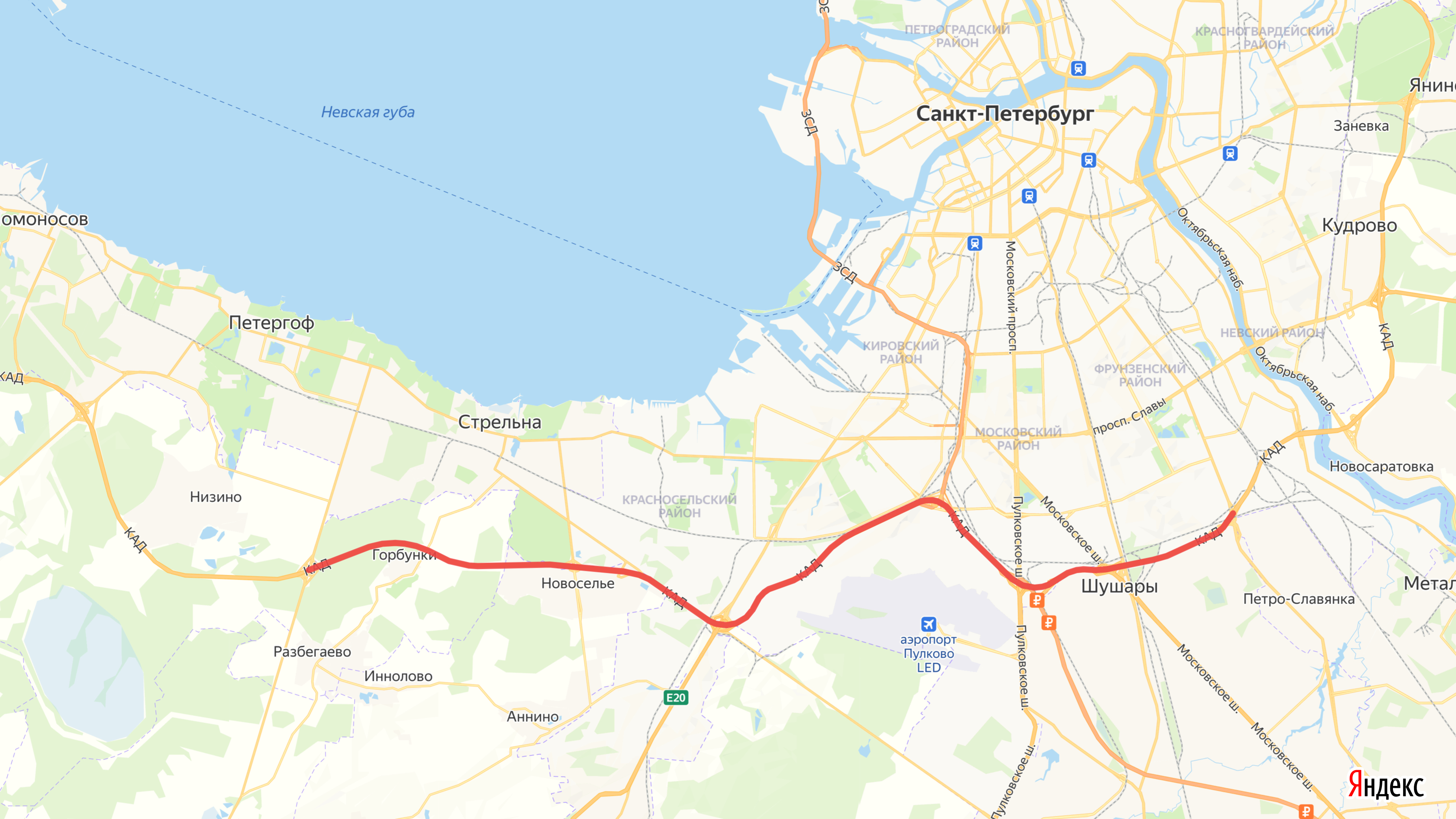 Большегрузам запретят показываться на КАД из-за саммита Россия – Африка