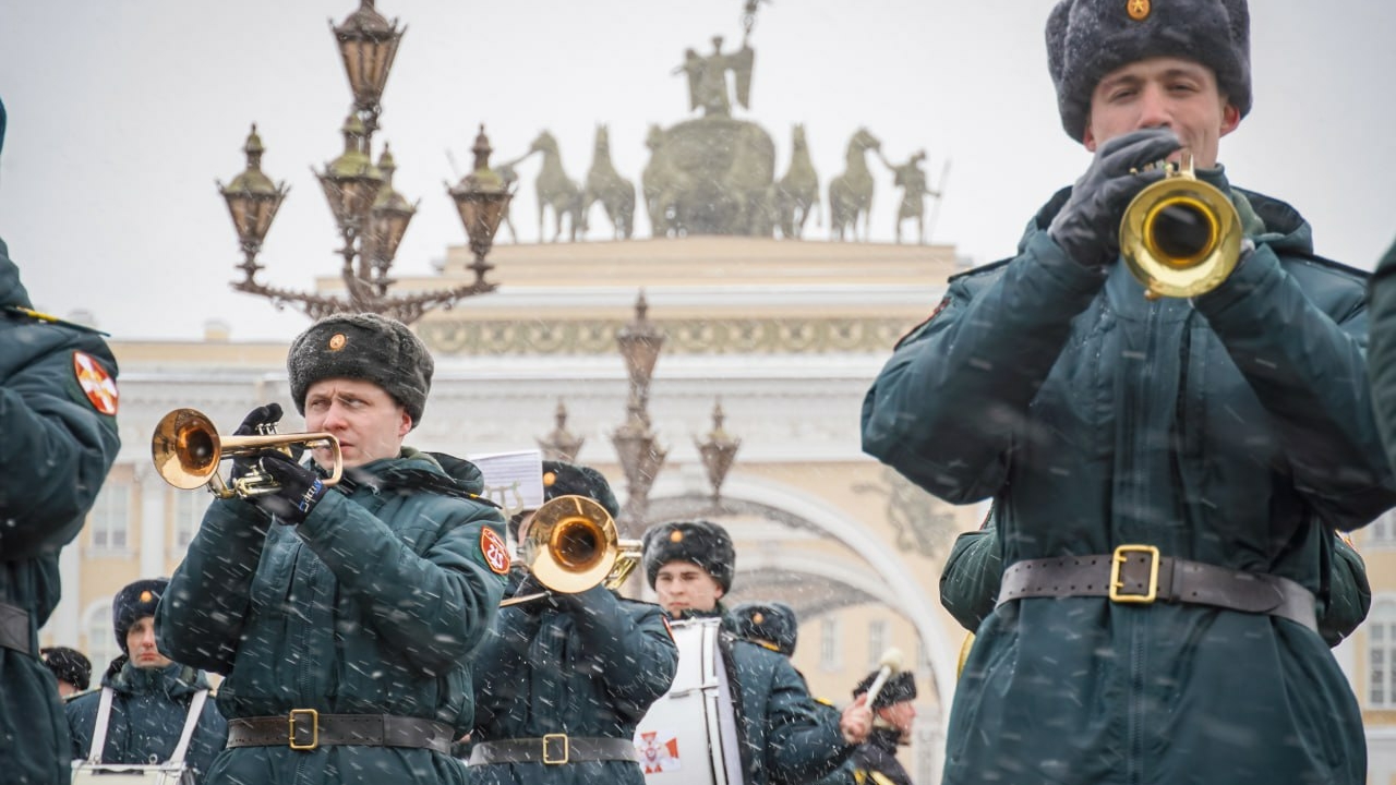 Оркестр Петербургского гарнизона начал подготовку ко Дню Победы