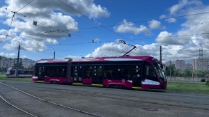 В Петербурге изменят движение трех трамваев из-за ремонта путей на Амбарной улице