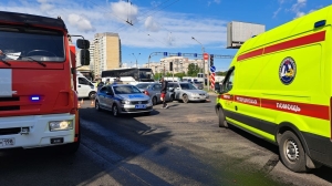 МЧС: в массовом ДТП с участием 13 машин на Софийской улице пострадали 16 человек