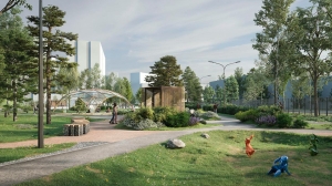 «Главстрой Санкт-Петербург» благоустроит новую парковую зону в экорайоне «Юнтолово»