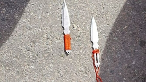 Кошмарил людей: в Кингисеппе росгвардейцы обезоружили «метателя» с двумя ножами, применив слезоточивый газ