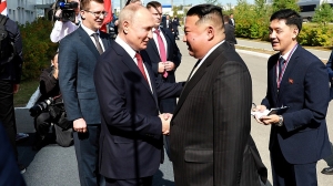 Владимир Путин и Ким Чен Ын встретились на космодроме Восточный