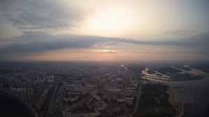 «Лахта Центр» показал рассветы над Петербургом в первой половине сентября