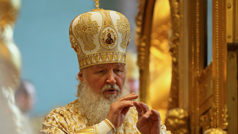 Патриарх Кирилл показал прихожанам подлинник иконы Казанской Божией Матери