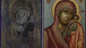 Специалисты Академии художеств отреставрировали икону «Богоматерь Казанская»