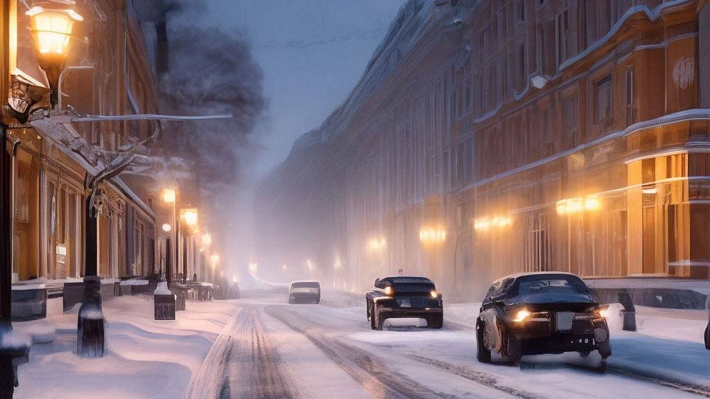 Как ездить зимой в снегопад в Петербурге?