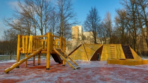 В Красногвардейском районе Петербурга открыли новое общественное пространство