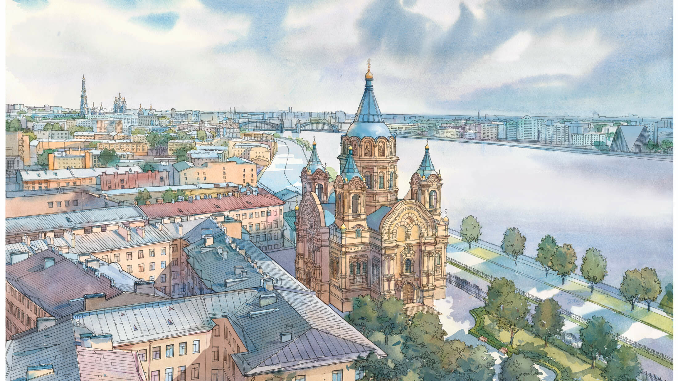 В Петербурге воссоздадут церковь Бориса и Глеба на Синопской набережной