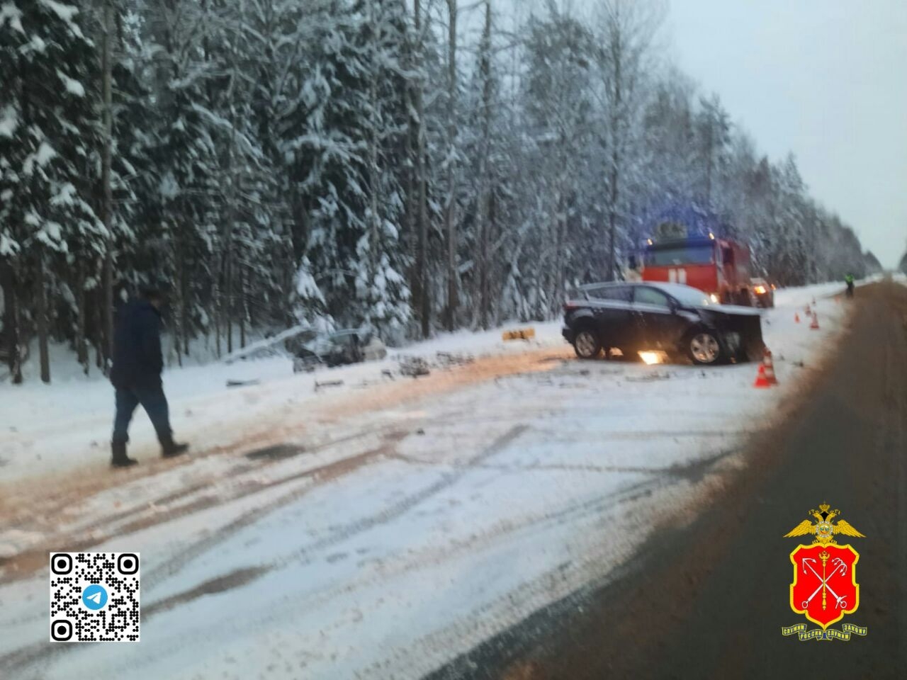 Обгон по встречке закончился трагедией. Под Петербургом в ДТП погиб водитель