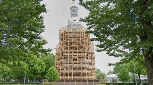 Завершается реставрация колокольни Морского собора на Крюковом канале