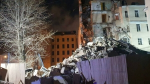 Пьяный петербуржец попой «отбил» рухнувшую стену дома на Гороховой и остался жив