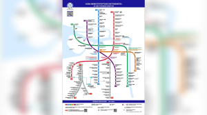 В метрополитене Петербурга повесят новую карту с электричками и автобусами
