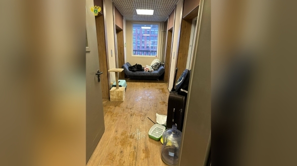 Доступное жилье: москвичка с тремя детьми поселилась на лестничной площадке