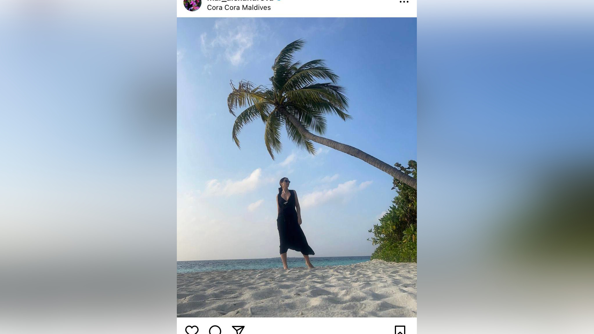 Актриса Марина Александрова решилась опубликовать редкое фото с отдыха на Мальдивах