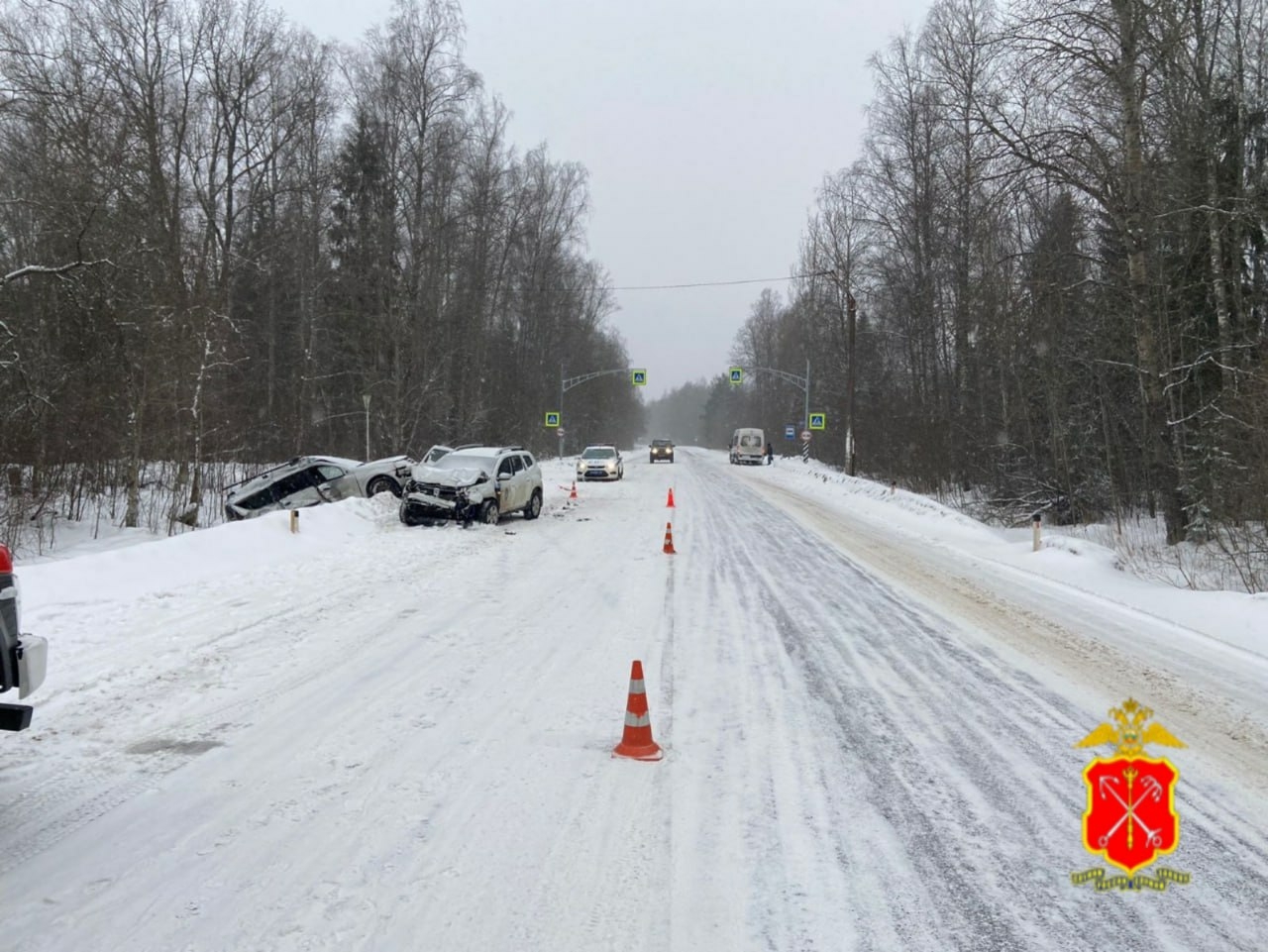 Вылетел на встречку: под Петербургом произошло смертельное ДТП