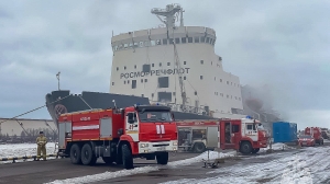 Стали известны подробности пожара на ледоколе «Ермак» в порту Петербурга