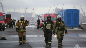 Пожар на яхте Laimarita тушили 28 спасателей: обошлось без жертв